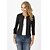 cheap Women&#039;s Blazers &amp; Jackets-Short Blazer 3/4 Length Sleeve Cotton / Polyester Beige / Fuchsia / Royal Blue