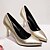 billige Højhælede sko til kvinder-Sølv / Guld - Stilethæl - Kvinders Sko - Hæle / Spids tå - Kunstlæder - Formelt - høje hæle
