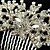 levne Svatební čelenka-sterling stříbrná slitina vlasy hřebeny květiny headpiece elegantní styl