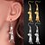 cheap Earrings-Women&#039;s Synthetic Diamond Drop Earrings Dangling Dangle Ladies Cute Platinum Plated Gold Plated Imitation Diamond Earrings Jewelry Golden / Silver For Wedding Party Casual Daily Sports