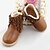 cheap Baby Shoes-Girls‘s Shoes Comfort Snow Boots Flat Heel Ankle Boots with Flowers More Colors available