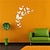 abordables Autocollants muraux décoratifs-animaux stickers muraux salon, pré-collé pvc décoration de la maison sticker mural 55 * 37 cm