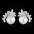 preiswerte Ohrringe-Damen Tropfen-Ohrringe Modisch Perlen Zirkonia Ohrringe Schmuck Silber Für Alltag 1pc