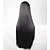 cheap Synthetic Trendy Wigs-Cosplay Costume Wig Synthetic Wig Straight Straight Asymmetrical Wig Long Black Synthetic Hair 28 inch Women‘s Natural Hairline Black