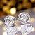 baratos Brincos-Women&#039;s AAA Cubic Zirconia Stud Earrings Clip Earrings - Zircon, Cubic Zirconia, Silver Plated Fashion Silver For Wedding Party Daily