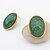 abordables Pendientes-Women&#039;s Stud Earrings Resin Earrings Jewelry Beige / Red / Green For
