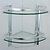 baratos Prateleiras de Casa de Banho-Bathroom Shelf Contemporary Aluminum / Tempered Glass 1 pc - Hotel bath