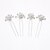 cheap Headpieces-Headpieces Women/Flower Girl Crystal/Alloy/Imitation Pearl Hairpins 4 Pieces