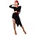 cheap Latin Dancewear-Latin Dance Dresses Women&#039;s Performance Milk Fiber Half Sleeve Dress