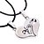 abordables Collier-Collier Choker / Ras de Cou Collier Pendentif Homme Femme Cœur Coeur creux Amour Cœur Blanc Colliers Tendance Bijoux pour Je vous remercie Valentin