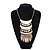 cheap Necklaces-Women Personality Layers Arc Shape Heart Tassel Cluster Bib Statement Necklace