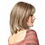 Χαμηλού Κόστους Συνθετικές Trendy Περούκες-Συνθετικές Περούκες Ίσιο Ίσια Περούκα Ξανθό Κοντό Ξάνθο Ανοικτό Συνθετικά μαλλιά 8 inch Γυναικεία Ξανθό StrongBeauty