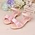 cheap Girls&#039; Shoes-Girls&#039; Shoes Dress Low Heel Comfort Peep Toe Leather Sandals Pumps/Heels More Colors available