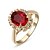 cheap Rings-Women&#039;s Statement Ring Crystal / Synthetic Ruby / Synthetic Diamond 18K Gold Plated / Imitation Diamond / Alloy Four Prongs Ladies / Classic / Birthstones Wedding / Party / Daily Costume Jewelry