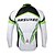 cheap Women&#039;s Cycling Clothing-Arsuxeo Men&#039;s Long Sleeves Cycling Jersey - White Red Green Bike Jersey, Quick Dry, Anatomic Design, Breathable, Spring Summer