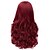 cheap Synthetic Trendy Wigs-Synthetic Wig Deep Wave Deep Wave With Bangs Wig Long Red Synthetic Hair Women&#039;s Red