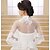 cheap Wraps &amp; Shawls-Wedding  Wraps Highneck Capelets Sleeveless Lace/Tulle Ivory