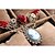 abordables Collier-Collier ras du cou Collier Pendentif Bijoux gothique Femme Dentelle Argent dames unique Tatouage Européen Rouge Colliers Tendance Bijoux pour Soirée Mariage Décontracté Quotidien Costumes de cosplay