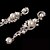Χαμηλού Κόστους Σκουλαρίκια-Γυναικεία Κρεμαστά Σκουλαρίκια Κρυστάλλινο Μαργαριτάρι Ασημί Κράμα Σταγόνες Κοσμήματα