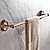 abordables Toalleros de barra-barra de toalla barra de baño individual de latón antiguo nuevo diseño montado en la pared 60*7,5 cm 1 ud