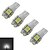 preiswerte Leuchtbirnen-JIAWEN 4pcs 1.5 W 85 lm 20 LED-Perlen SMD 3528 Kühles Weiß 12 V / 4 Stück