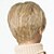 Недорогие Парик из искусственных волос без шапочки-основы-Парики из искусственных волос Волнистый Волнистый Стрижка под мальчика С чёлкой Парик Короткие Блондинка Искусственные волосы Жен. Боковая часть С челкой Блондинка