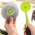 billige Kjøkkenutstyr og -redskap-fargerik lange håndtak kjøkken fatet potten rengjøring ståltråd spiral scourer ball (tilfeldig farge)