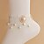 cheap Anklet-Gold-plated Female Pearl White Lace Anklets