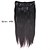Недорогие Накладки из натуральных волос-10inch 30inch-120g клип в бразильской наращивания волос цвета (# 1 # 1b # 613) прямо клип в расширениях