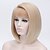 ieftine Peruci Sintetice Trendy-Peruci Sintetice Drept Drept Perucă Scurt Blond Păr Sintetic Pentru femei Blond