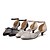 cheap Women&#039;s Heels-Women&#039;s Kitten Heel Buckle Leatherette Spring / Summer Black / Beige / Dress