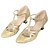 cheap Dance Shoes-Women&#039;s Dance Shoes Latin Paillette Chunky Heel Gold