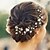 ieftine Cordeluțe-Perle Veșminte de cap / Pini de păr cu Floral 1 buc Nuntă / Ocazie specială / Casual Diadema