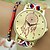 cheap Women&#039;s Watches-Women&#039;s Fashion Watch Multi-Colored Tile Wrist Watch - 1# 2# 3#