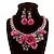 cheap Jewelry Sets-Jewelry Set For Women&#039;s Crystal Party Gemstone &amp; Crystal Alloy Multi-color