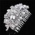 cheap Headpieces-Sterling Silver / Crystal / Fabric Tiaras / Hair Combs / Flowers with 1 Wedding / Special Occasion / Party / Evening Headpiece / Alloy