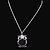 cheap Necklaces-Women&#039;s Lockets Necklace Y Necklace Owl Flower Fashion Rhinestone Glass Alloy Black Necklace Jewelry For Wedding Party Party / Evening Daily Casual