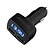 cheap Car Charger-YuanYuanBenBen LED Display Auto Cigarette Lighter Car Charger Fast Charging Voltage Meter Dual USB Ports with Blue LED Voltage Amps and Internal Temperature Display