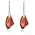 cheap Earrings-Women&#039;s Crystal Drop Earrings Long Rhinestone Earrings Jewelry Purple / Red / Blue For