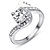 cheap Rings-Women&#039;s Statement Ring Crystal Imitation Diamond / Alloy Four Prongs Classic Wedding / Party / Daily Costume Jewelry
