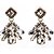 cheap Earrings-Masoo Women&#039;Fashion Popular Crystal Geometric Earrings