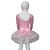 cheap Ballet Dancewear-Light Pink Cotton/Lycra Long Sleeve Leotard with Tutus Skirts for Ladies and Gilrs