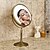 billige Badeværelsesgadgets-Spejl Antik Messing 1 stk - Spejl Kosmetik Spejl / bruser tilbehør