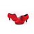 זול נעלי ריקוד-נשים מודרני עדרים עקבים שרוכים עקב נמוך אדום 5 - 7 ס&quot;מ ללא התאמה אישית
