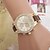 cheap Fashion Watches-yoonheel Women&#039;s Wrist Watch Imitation Diamond Metal Band Charm / Fashion / Simulated Diamond Watch Black / White / Brown / One Year / SODA AG4