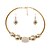 cheap Jewelry Sets-Women Crystal /Pearl Jewelry Set Necklace/Earrings Wedding / Party / Daily / Casual 1set