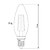 billige Lyspærer-e14 led filamentpærer c35 2 cob 200lm varm hvit 2800-3200k dimbar ac 220-240v