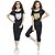 cheap Women&#039;s Tops-Women&#039;s Casual/Print Micro-elastic Tiger Printing Short Sleeve Regular T-shirt with Pants Suits(Vicose)