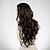 Χαμηλού Κόστους Συνθετικές Trendy Περούκες-Συνθετικές Περούκες Φυσικό Κυματιστό Φυσικό Κυματιστό Περούκα Μαύρο Συνθετικά μαλλιά Γυναικεία