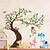 cheap Wall Stickers-Animals / Shapes / Botanical Wall Stickers Plane Wall Stickers Decorative Wall Stickers, Vinyl Home Decoration Wall Decal Wall Decoration 1 / Removable